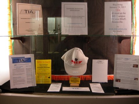 TIA display at the Oak Ridge Public Library for November 2012